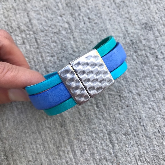 NEW Peyote Bird Designs Leather Cuff Bracelet - Picture 2 of 5